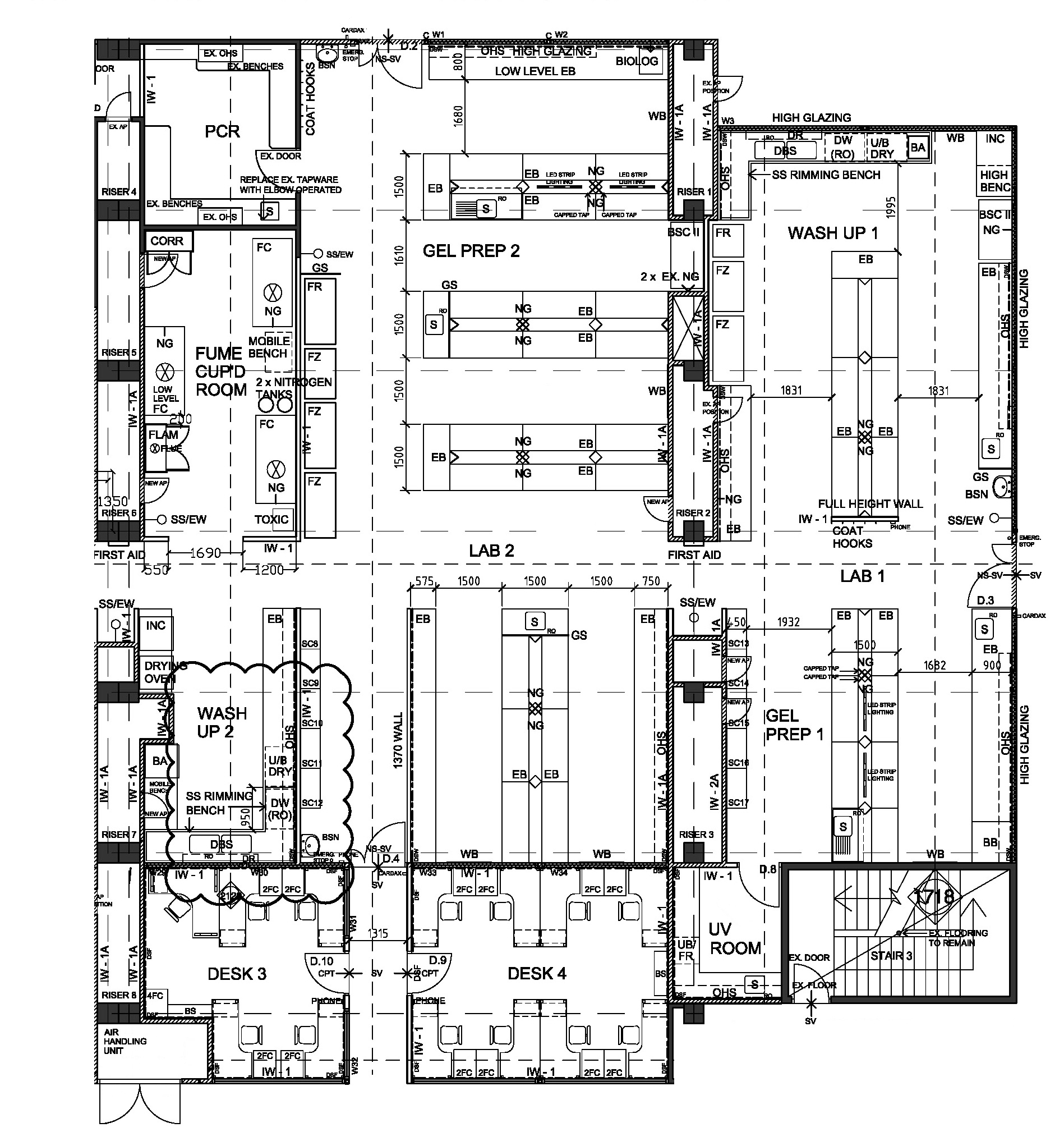 Lab Spaces Property Design Guidelines Building E8a Level 2 Labs